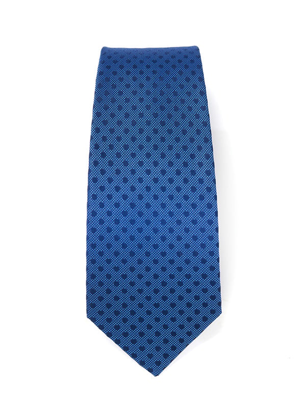 Campania Structure Dark Blue Silk Tie