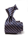 Campania Structure Dark Brown Silk Tie
