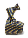 Campania Structure Medium Gold Silk Tie