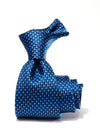 Campania Structure Dark Blue Silk Tie
