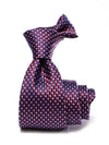 Campania Structure Dark Maroon Silk Tie