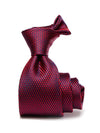 Campania Structure Medium Maroon Silk Tie