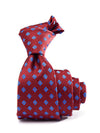 Florentine Minimal Dark Maroon Silk Tie