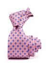 Florentine Minimal Dark Pink Silk Tie