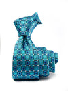 Florentine Minimals Dark Turquoise Silk Tie