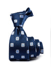 Florentine Minimals Navy Silk Tie