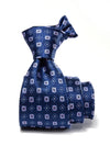 Florentine Minimal Navy Silk Tie
