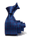 Florentine Minimal Navy Silk Tie