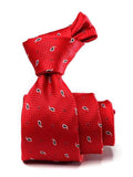 Kingcrest Minimal Dark Red Microfibre Tie