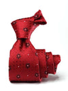 Kingcrest Minimal Dark Red Microfibre Tie
