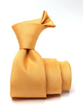 Kingston Plain Medium Gold Microfibre Tie