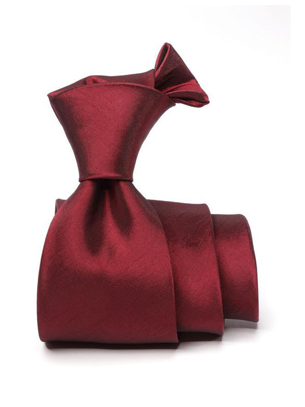 Kingston Plain Dark Maroon Microfibre Tie