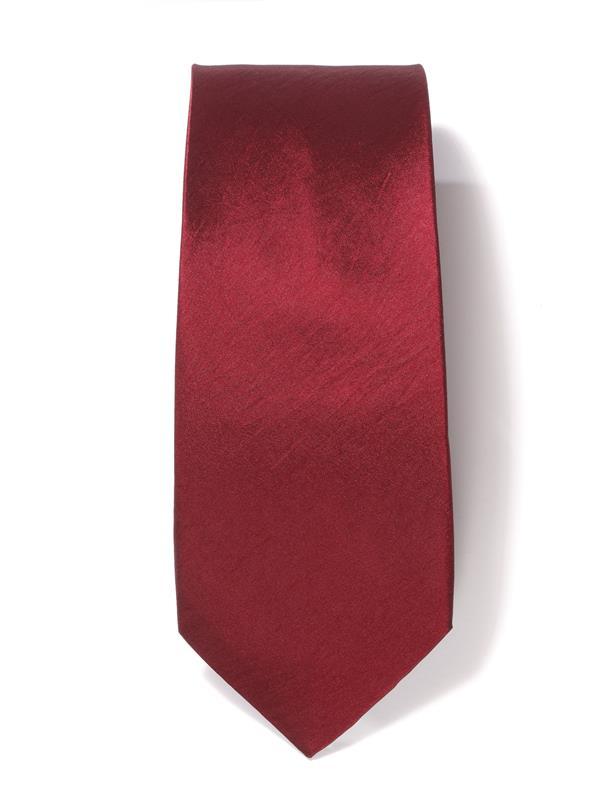 Kingston Plain Dark Maroon Microfibre Tie