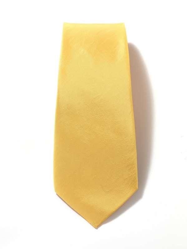 Kingston Plain Light Yellow Microfibre Tie
