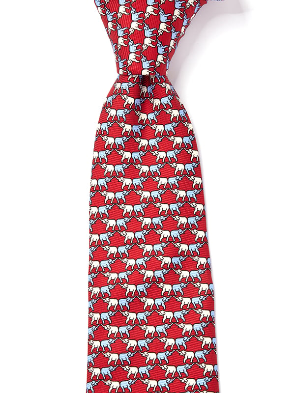 Saglia Printed Medium Maroon Silk Tie