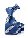 Sicilia Striped Dark Blue Silk Tie