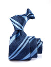 Sicilia Striped Navy Silk Tie