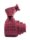 Torino All Over Dark Maroon Silk Tie