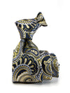 Torino All Over Medium Gold Silk Tie