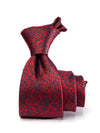 Torino All Over Dark Maroon Silk Tie