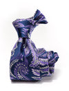 Torino All Over Medium Purple Silk Tie