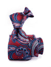 Torino All Over Dark Red Silk Tie
