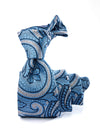 Torino All Over Medium Blue Silk Tie