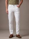z3 4 Way Stretch White Tailored Fit Pants