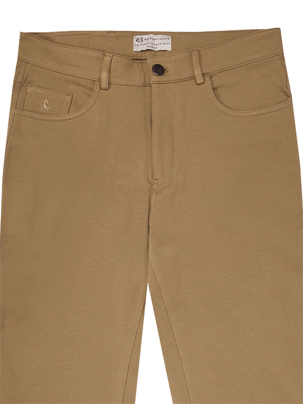 z3 4 Way Stretch Khaki Tailored Fit Pants