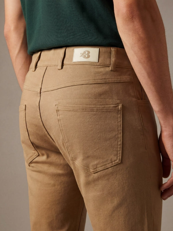 z3 4 Way Stretch Khaki Tailored Fit Pants