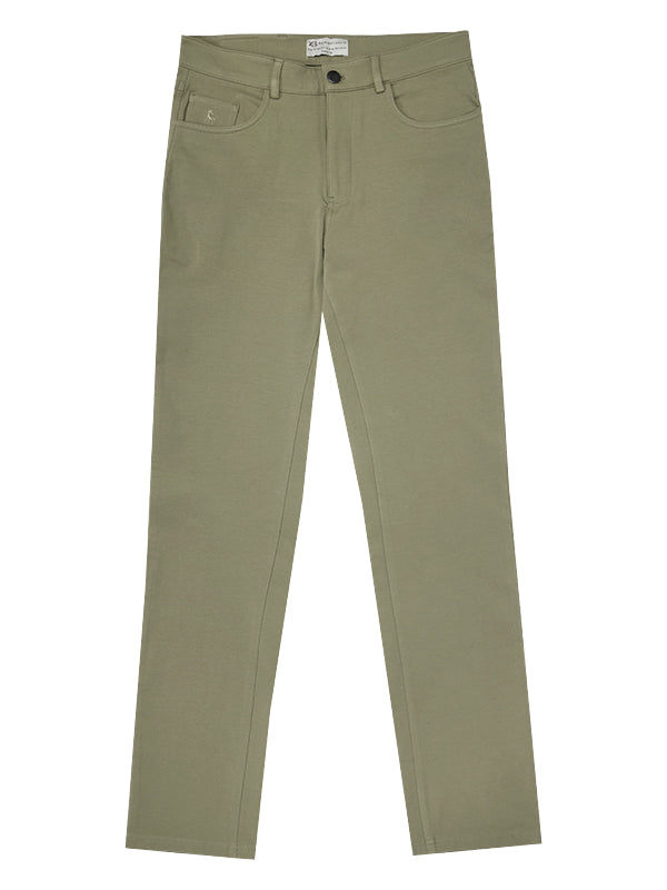 z3 4 Way Stretch Olive Tailored Fit Pants