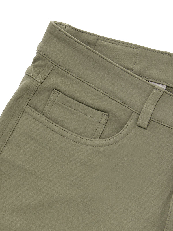 z3 4 Way Stretch Olive Tailored Fit Pants