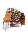 Z3 Multi Brown/ Beige/ Navy Braided Non-Leather Belt