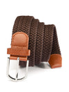 Z3 Brown Braided Non-Leather Belt