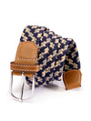 Z3 Multi Navy/ Grey/ Ecru Braided Non-Leather Belt