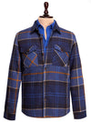 z3 Green Check Tailored Fit Casual Cotton Shacket