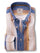 Giggs Slub Blue Striped Full Sleeve Tailored Fit Casual Cotton Shirt