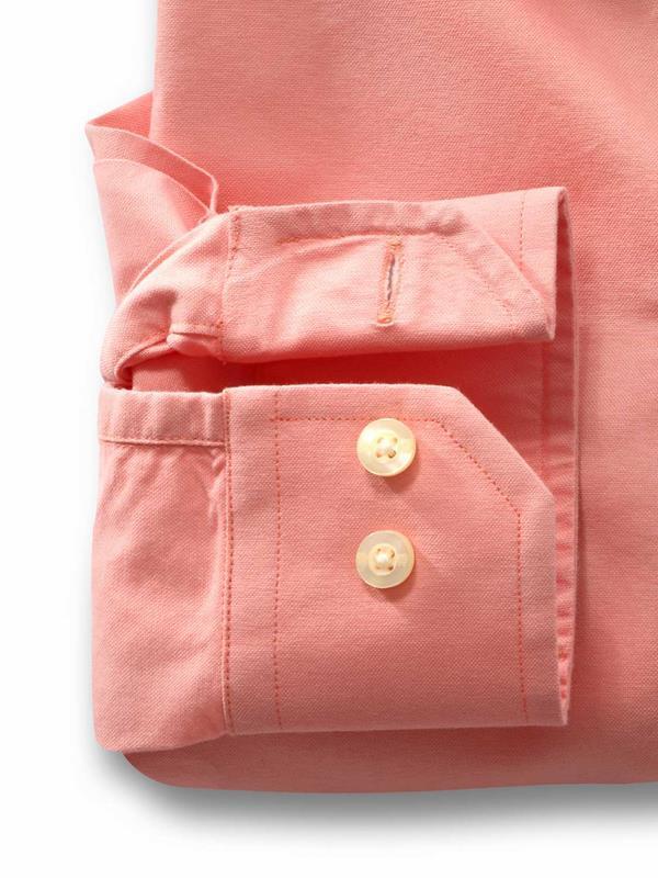 Nido Coral Solid Full sleeve single cuff   Cotton Shirt