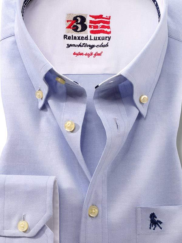 Captain Sky Solid Full sleeve single cuff   Cotton Shirt