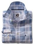 Seychelles Sky Check Linen Shirt