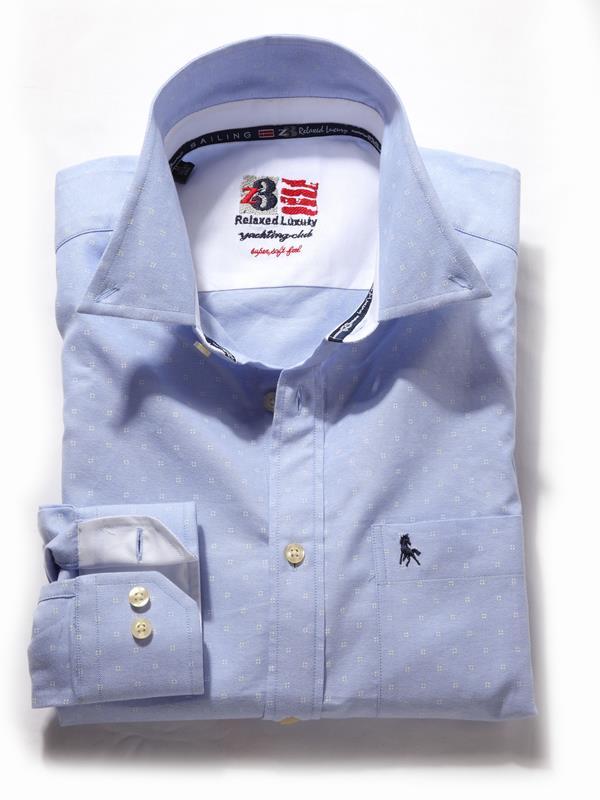 Oahu Sky Printed    Cotton Shirt