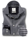 Breckenridge Black Check Full sleeve single cuff   Cotton Shirt