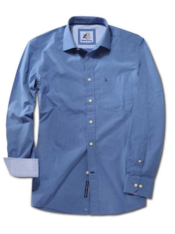 Pilsner Blue Check    Cotton Shirt