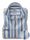 Graciosa Slub Blue Striped Full Sleeve Tailored Fit Casual Cotton Shirt