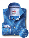 Flamingo Cobalt Printed Full sleeve single cuff   Cotton Shirt