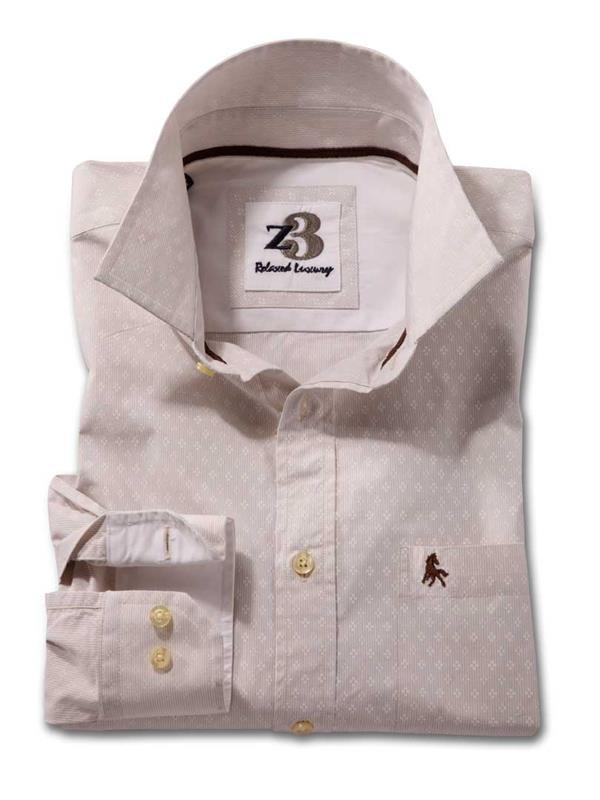 Crete Cream Striped Cotton Shirt