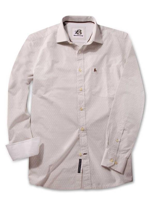 Crete Cream Striped Cotton Shirt