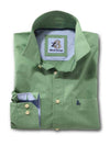 Pilsner Green Check    Cotton Shirt