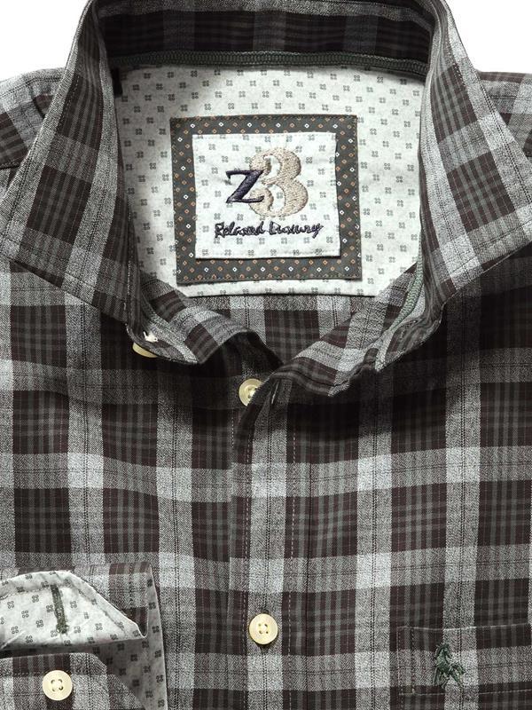 Sundance Green Check Full sleeve single cuff   Cotton Shirt