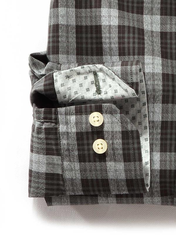 Sundance Green Check Full sleeve single cuff   Cotton Shirt